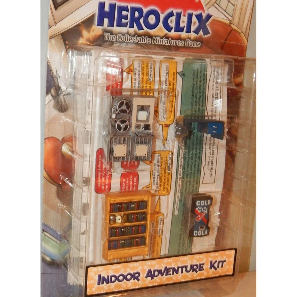 NEW Heroclix INDOOR Adventure Kit Marvel DC Wizkids Collectible Miniatures Game